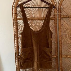 Corduroy Jumper Dress //